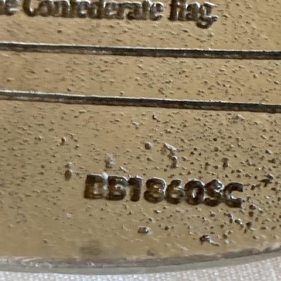 Vintage SC Confederate State History Belt & Buckle Black Leather, 1999 - Picture 12 of 12